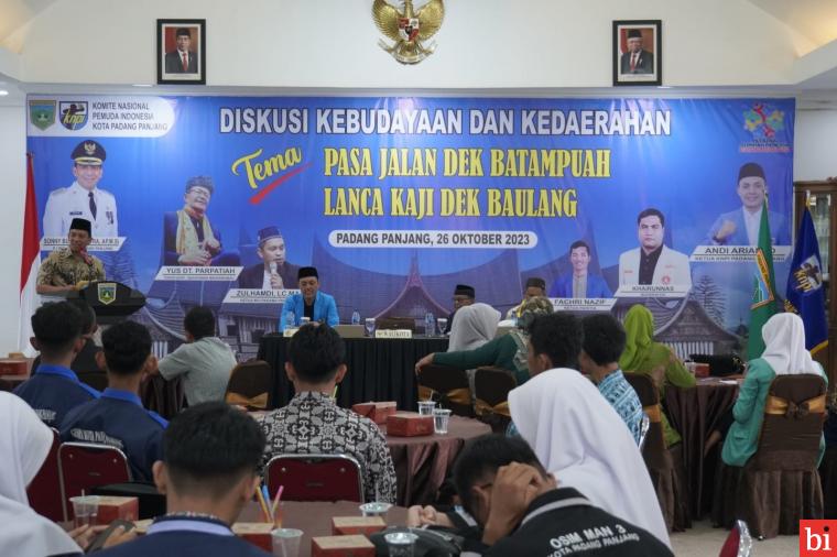 Dibuka Pj Wako Sonny, KNPI Gelar Diskusi Kebudayaan dan Kedaerahan