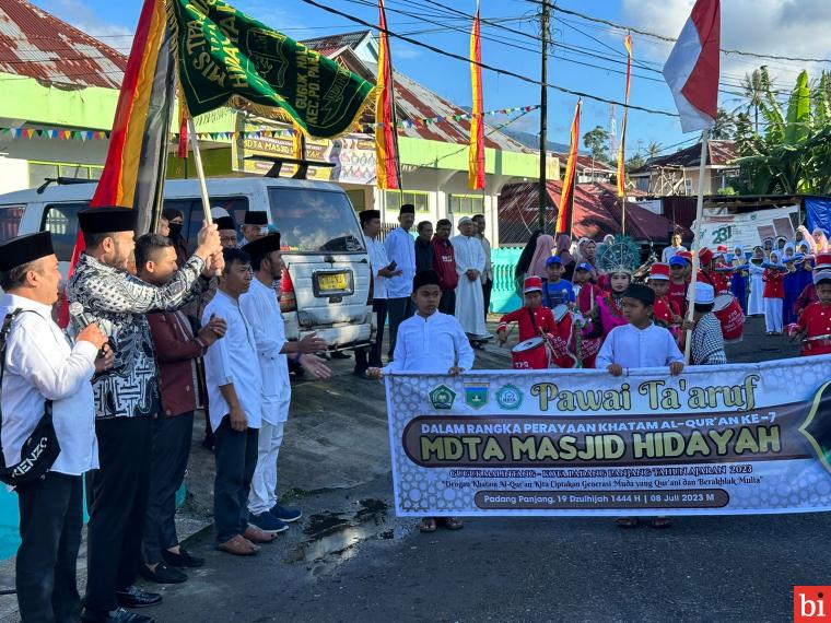 Dibuka Wako Fadly Amran, MDTA Masjid Hidayah Gelar Khatam Al Qur'an