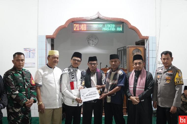 Diguyur Hujan, Masyarakat Siamang Bunyi Antusias Sambut TSR 1 Pemkab Limapuluh Kota