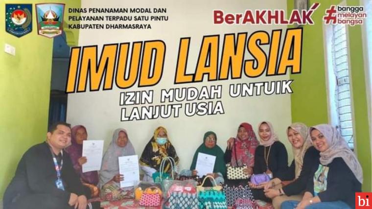 Dinas PMPTSP Dharmasraya Optimalkan Pelayanan IMUD LANSIA