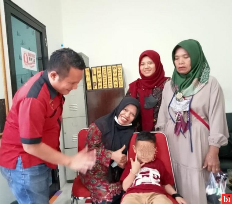 Dinas Sosial PPr PA Lakukan Pendampingan Pemeriksaan Anak Saksi KDRT