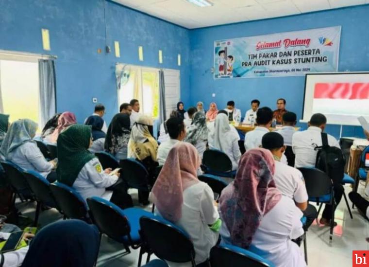 Dinas SOSP3APPKB Dharmasraya Gelar Pertemuan Pra Audit Kasus Stunting