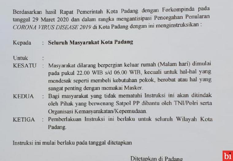 #dirumahAja, Jam Malam Diberlakukan, yang Bandel Ditindak