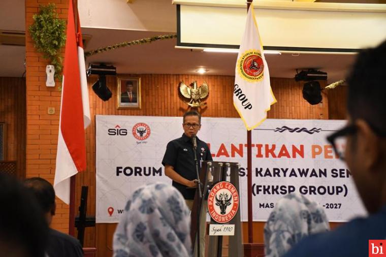 Dirut Semen Padang Kukuhkan Pengurus FKKSP Group Masa Bakti 2024-2027