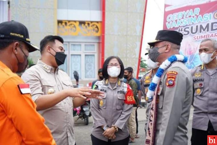 Disaksikan Kapolda Sumbar, Gebyar SUMDARSIN di Dharmasraya Meriah