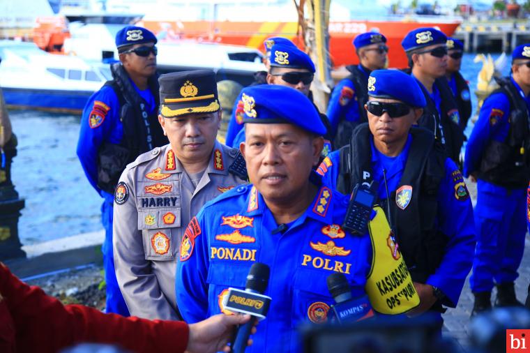 Ditpolairud Polda Bali Siagakan Dua Kapal dan Tiga Helikopter Amankan KTT WWF