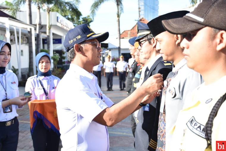 Divre IV Tanjungkarang Laksanakan Apel Gelar Pasukan Angkutan Lebaran 2023