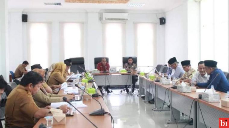 DPRD Kabupaten Dharmasraya Gelar Rapat Kerja Pansus Bersama Tim Pemerintah Daerah