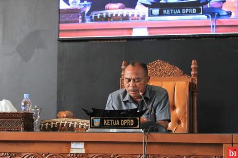 DPRD Kabupaten Dharmasraya Gelar Rapat Paripurna Dengan Agenda Penyampaian Nota...