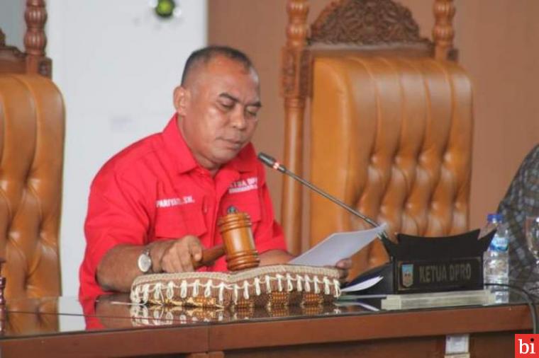 DPRD Kabupaten Dharmasraya Gelar Rapat Paripurna Penetapan KUA-PPAS T.A 2025