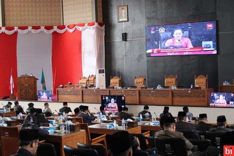 DPRD Kabupaten Dharmasraya Gelar Rapat Paripurna Istimewa