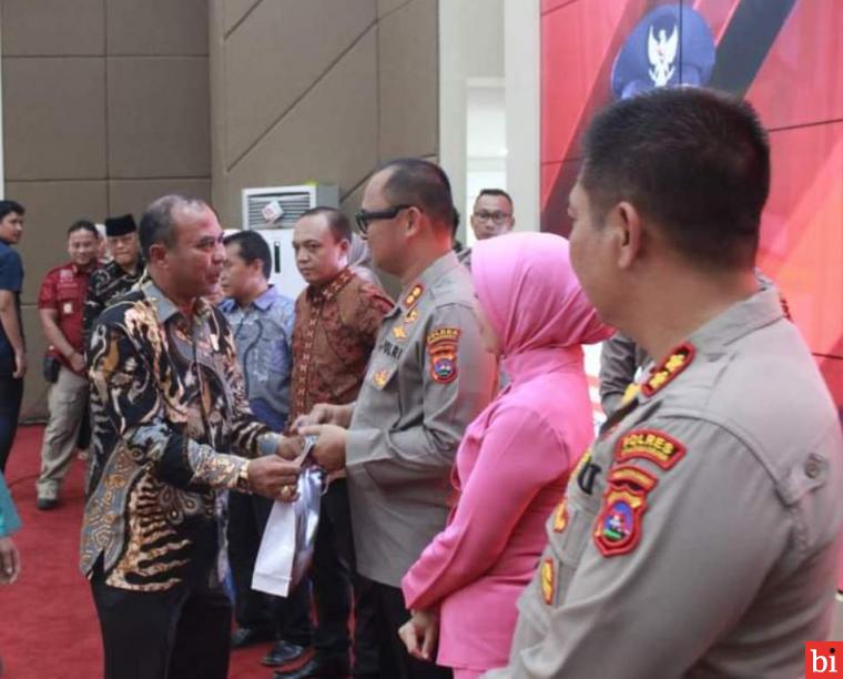 DPRD Kabupaten Dharmasraya Hadiri Pisah Sambut Kapolres Dharmasraya