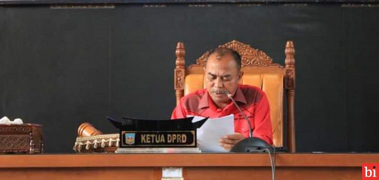 DPRD Kabupaten Dharmasraya Sampaikan Rekomendasi Atas LKPj Bupati