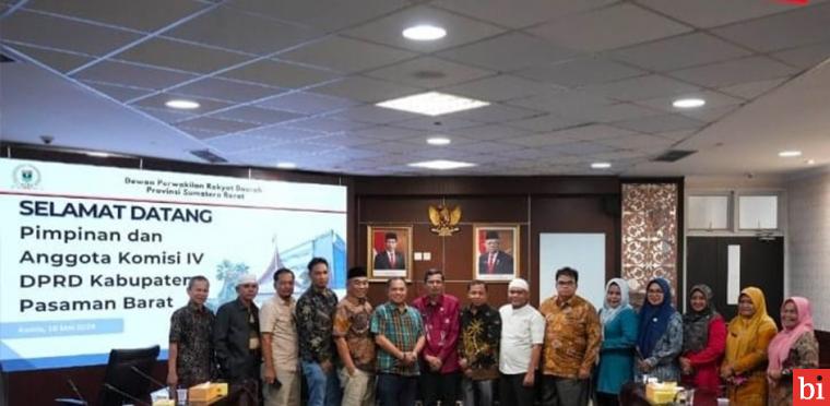 DPRD Pasaman Barat Memperkaya Wawasan ke DPRD Sumbar untuk Membangun Pendidikan yang...