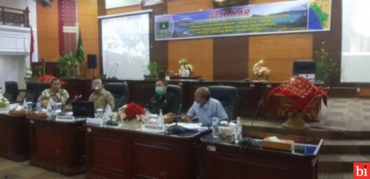 DPRD Sumbar Gelar Seminar Pembahasan Ranperda Perubahan RPJPD 2005-2025