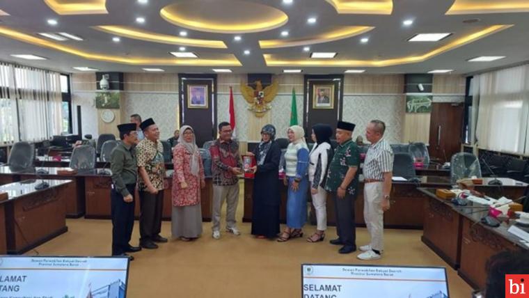 DPRD Sumbar Terima Kunjungan Studi Tiru Komisi IV DPRD Provinsi Bengkulu