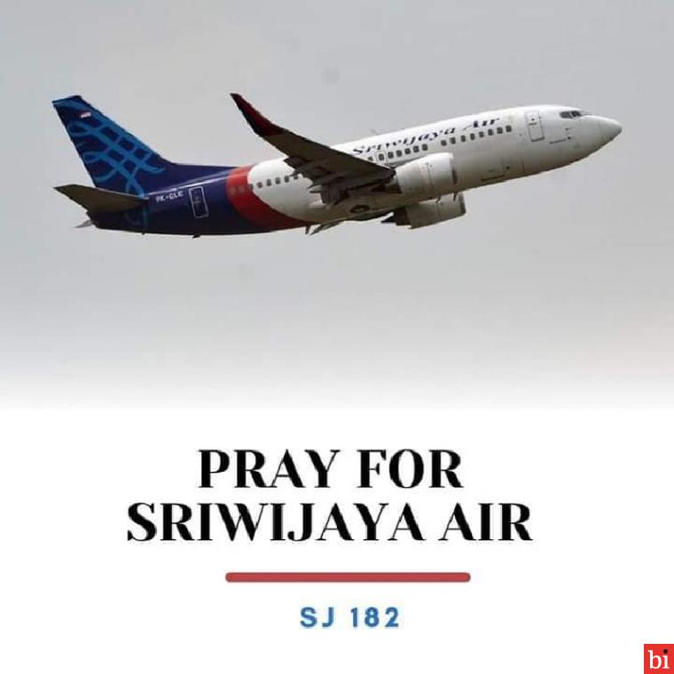 Dua dari 62 Penumpang Sriwijaya Air SJ -182 yang Hilang Kontak Merupakan Warga Sumbar