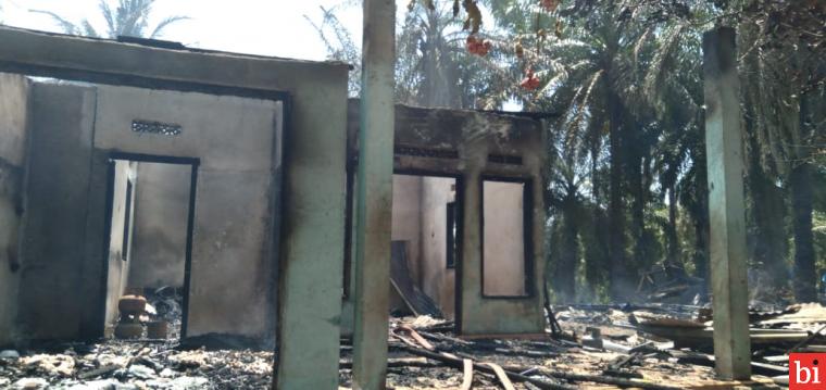 Empat Unit Rumah di Kampung Jonabu Pasbar Hangus Terbakar