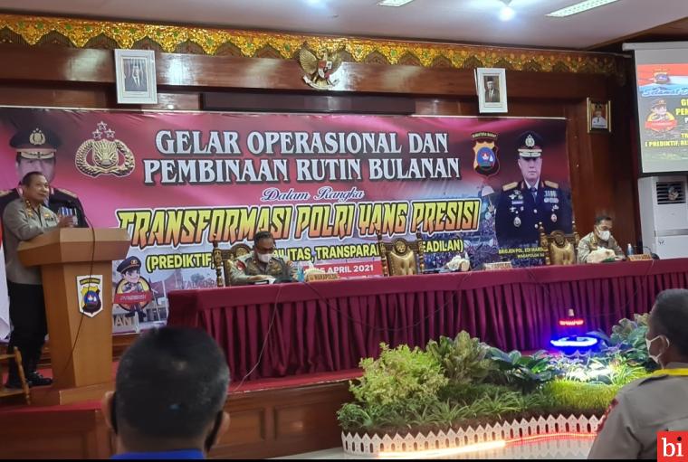 Evaluasi Perkembangan Kamtibmas, Polda Sumbar Gelar Operasi Bulanan