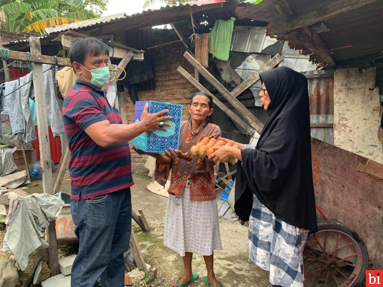 Fakhrizal Terus Berbagi dan Memotivasi Warga Sumbar Yang Terdampak Covid-19