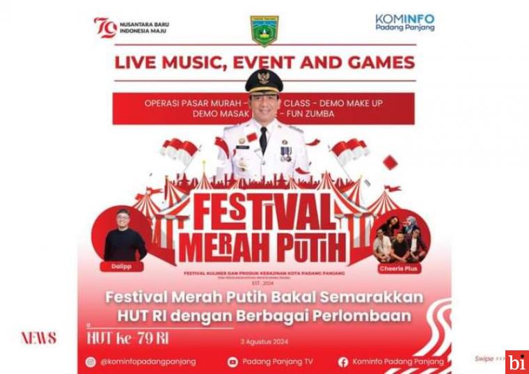 Festival Merah Putih Bakal Semarakkan HUT RI dengan Berbagai Perlombaan