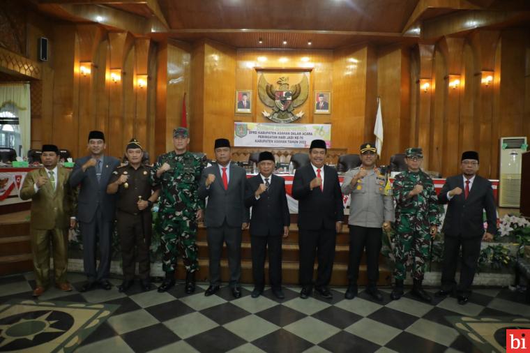 Forkopimda Hadiri Rapat Paripurna Peringatan Hari Jadi ke-76 Asahan