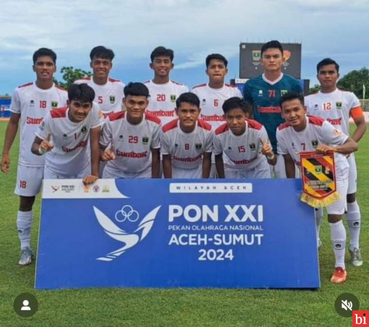 Gagal ke Semifinal, Tim Sepakbola PON Sumbar Sampaikan Maaf!