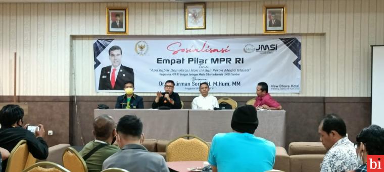 Gandeng JMSI Gelar Sosialisasi Empat Pilar, Alirman Sori : Demokrasi Kita di Jurang...