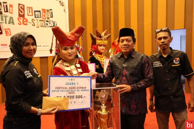 Gelar Festival Mars Sumbar tingkat SLTA, Suwirpen: Pimpinan DPRD Minta Agar Pemprov...