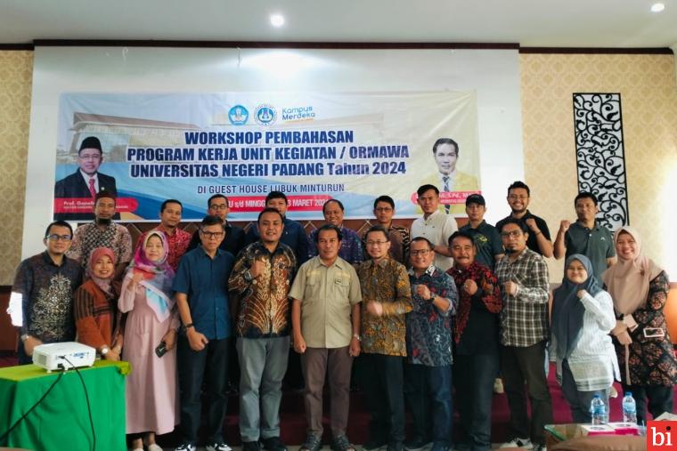 Gelar Workshop Pembahasan Program Kerja Ormawa, WR I Dr. Refnaldi, S.Pd: Workshop Ini...