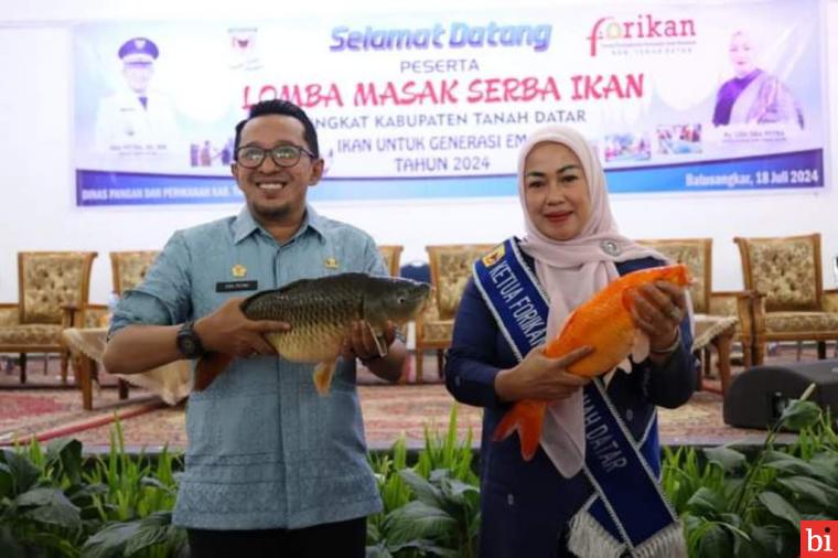 Gencarkan Gerakan Makan Ikan, Lomba Masak Serba Ikan Tingkat Kabupaten Tanah Datar...