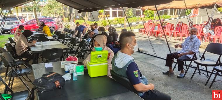 Gerai Vaksin Polda Sumbar Masih Dibuka