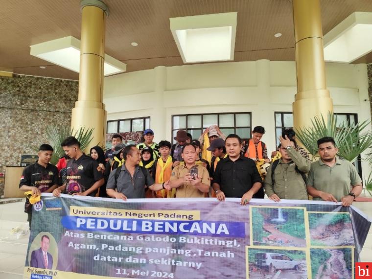 Gerak Cepat, UNP Bentuk Tim Penanggulangan Bencana Sumbar