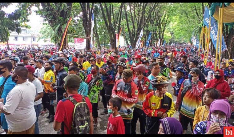 Gowes Berkerumun, CPPC-19 Nilai Pemko Padang Abai dengan Covid-19