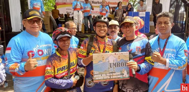 Gowes siti Nurbaya, Arif Rahman Raih Hadiah Umroh Usai Bersepeda