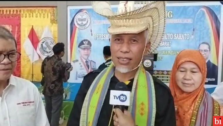 GSG IKM SS Kupang Diresmikan, Gubernur Mahyeldi Apresiasi Kontribusi Perantau bagi Ranah...