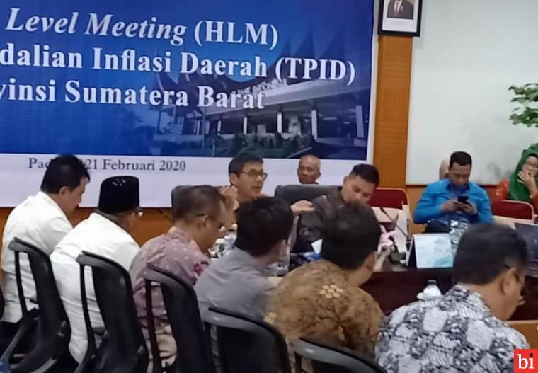 Gubernur Klaim Inflasi Sumbar Terkendali