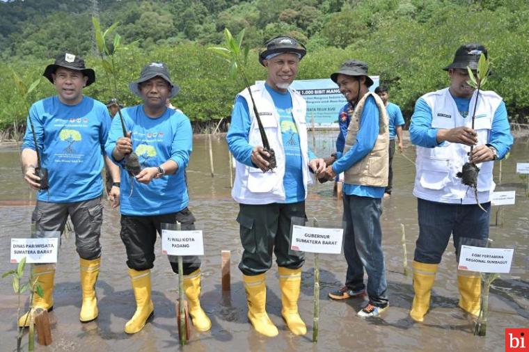 Gubernur Mahyeldi Apresiasi Perhatian Pertamina pada Masyarakat Pesisir Pantai