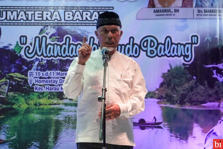 Gubernur Mahyeldi Berharap Para Alumni BKKBN Tetap Berkontribusi untuk Mewujudkan...