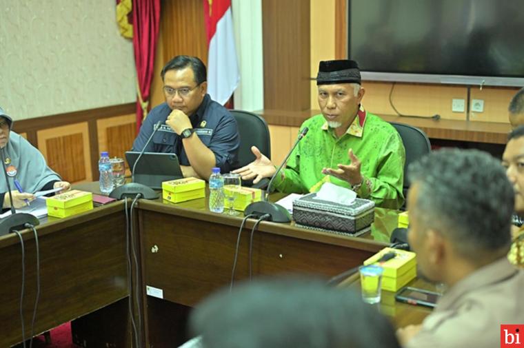 Gubernur Mahyeldi dan Ombudsman RI Diskusikan Permasalahan Pelayanan Publik...