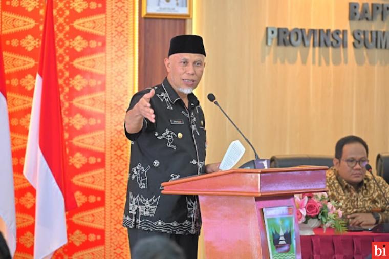 Gubernur Mahyeldi Ingatkan Kepala OPD terkait Pentingnya Akurasi Data bagi Pembangunan...