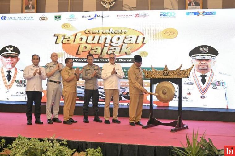 Gubernur Mahyeldi Luncurkan Gerakan Tabungan Pajak Pertama di Indonesia