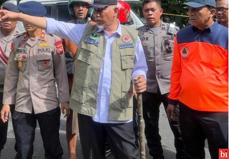 Gubernur Mahyeldi Pastikan Biaya Pengobatan dan Perawatan Korban Bencana Galodo Gratis