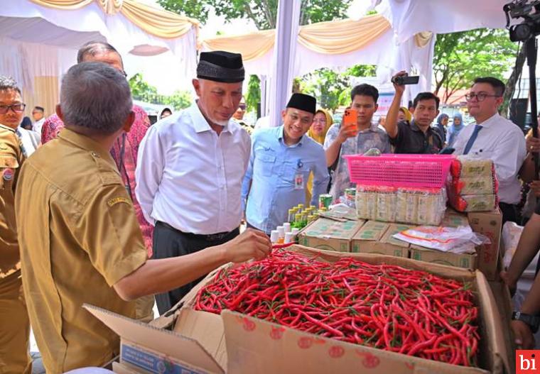 Gubernur Mahyeldi Pastikan Harga dan Ketersediaan Bahan Pangan Terus Diawasi