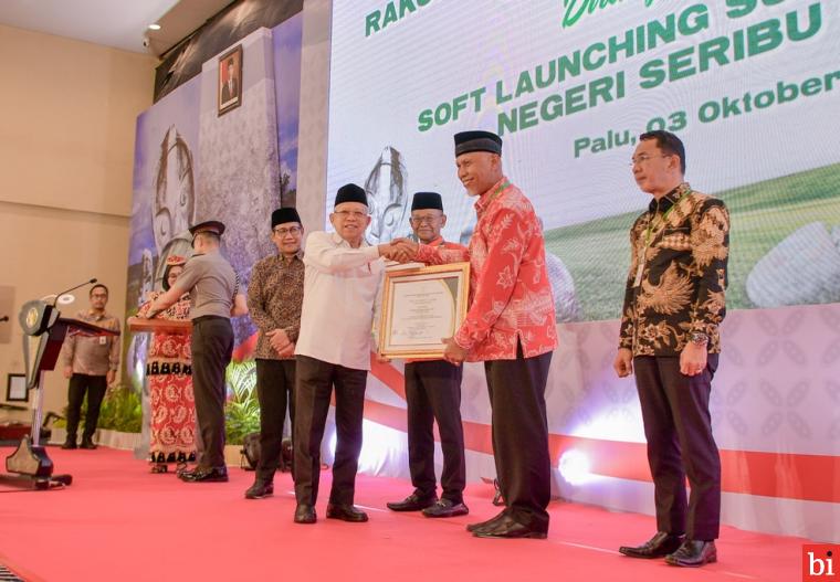 Gubernur Mahyeldi Terima Penghargaan dari Wapres Ma'ruf Amin