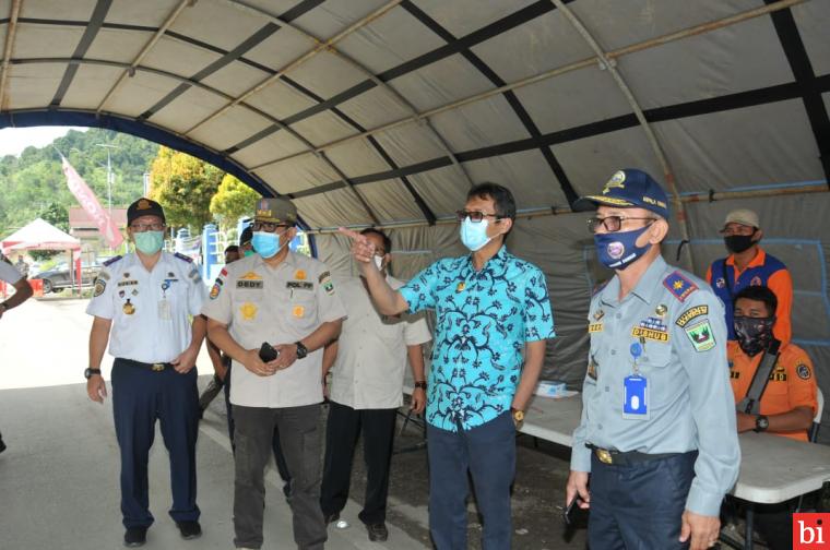 Gubernur : Pengawasan Selektif di Setiap Pintu Masuk Sumbar Jaminan Disiplin Protokol...