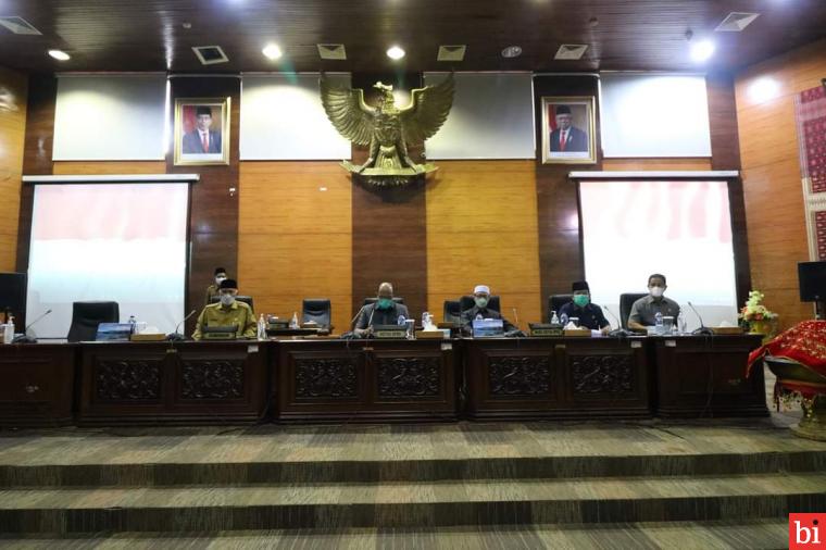 Gubernur Sampaikan Jawaban APBD Perubahan 2021, Ketua DPRD Sumbar Ingatkan Hal Ini!