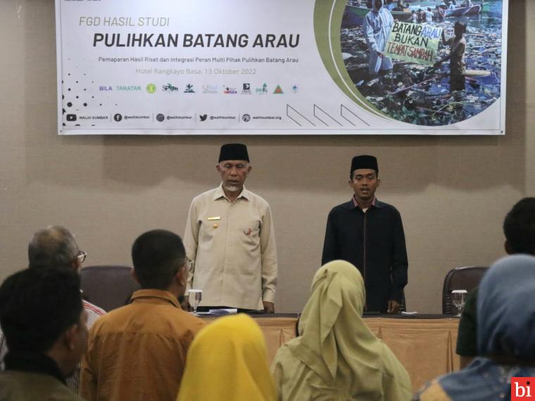 Gubernur Sumbar: Pengurangan Sampah Dari Sumbernya, Solusi Pemulihan Batang Arau