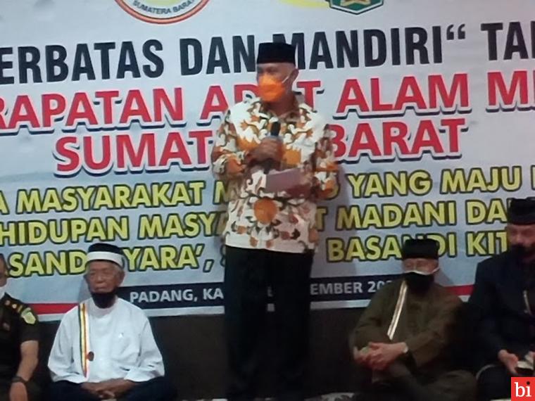 Gubernur Sumbar: Peran LKAAM Sangat Penting Dalam Percepatan Pembangunan Ranah Minang