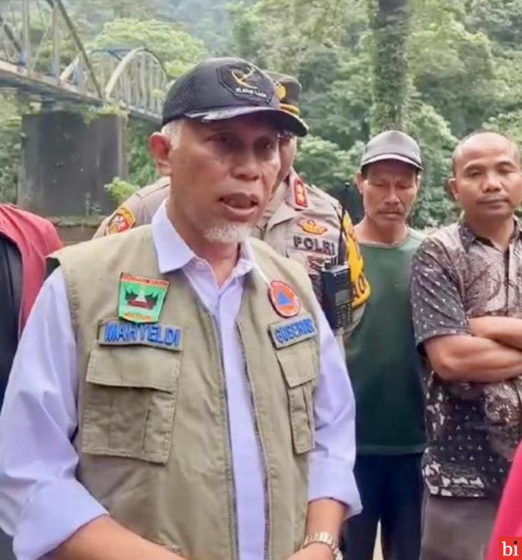 Gubernur Sumbar Sampaikan Ucapan Duka, Sebanyak 31 orang Warganya Menjadi Korban Banjir...